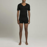 Mens Underwear - The Fifth Men's V Neck T-Shirt - Black⎪Etiquette Clothiers