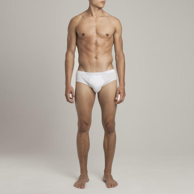 Mens Underwear - The Fifth Men's Briefs - White⎪Etiquette Clothiers