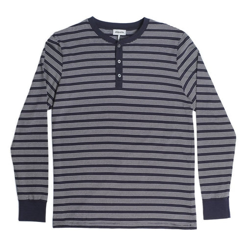 Men's George Henley Crewneck Long Sleeve 