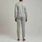 Mens Loungewear - Men's Washington Slim Fit Sweatshirt - Grey⎪Etiquette Clothiers