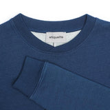 Mens Loungewear - Men's Washington Slim Fit Sweatshirt - Blue⎪Etiquette Clothiers