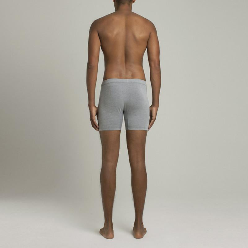 Mens Underwear - Men's Madison Pique Trunks - Grey⎪Etiquette Clothiers
