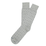 Mens Socks - Ball Point Men's Socks - Grey⎪Etiquette Clothiers