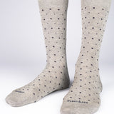 Mens Socks - Ball Point Men's Socks - Grey⎪Etiquette Clothiers