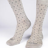 Mens Socks - Ball Point Men's Socks - Grey⎪Etiquette Clothiers