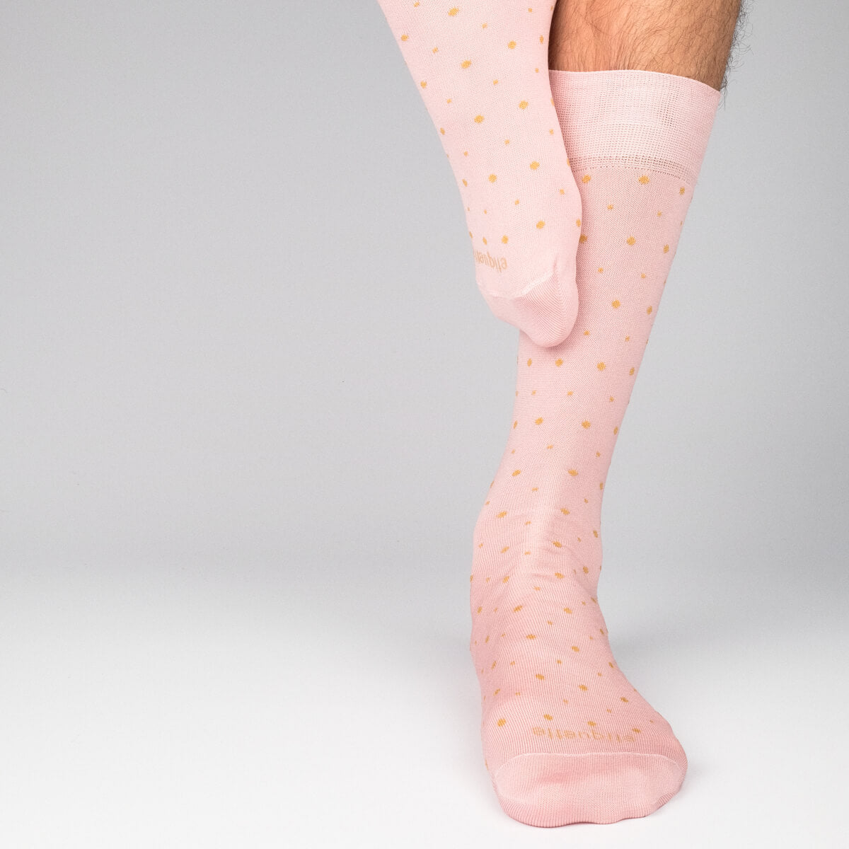 Mens Socks - Ball Point Men's Socks - Pink⎪Etiquette Clothiers
