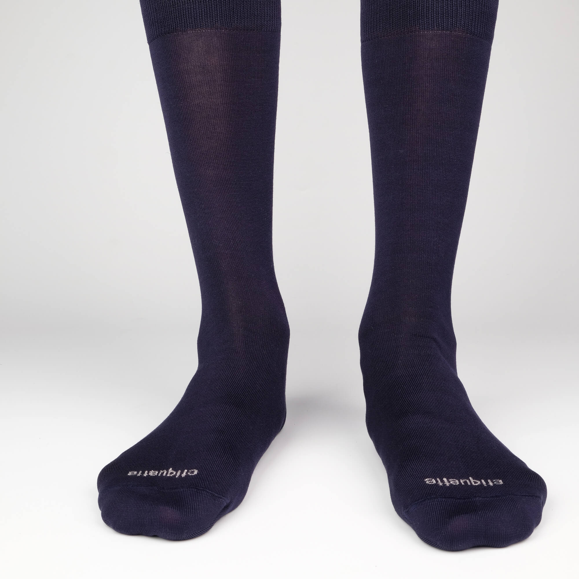 Mens Socks - Men's Crew Dress Socks 3 Pack - Navy⎪Etiquette Clothiers