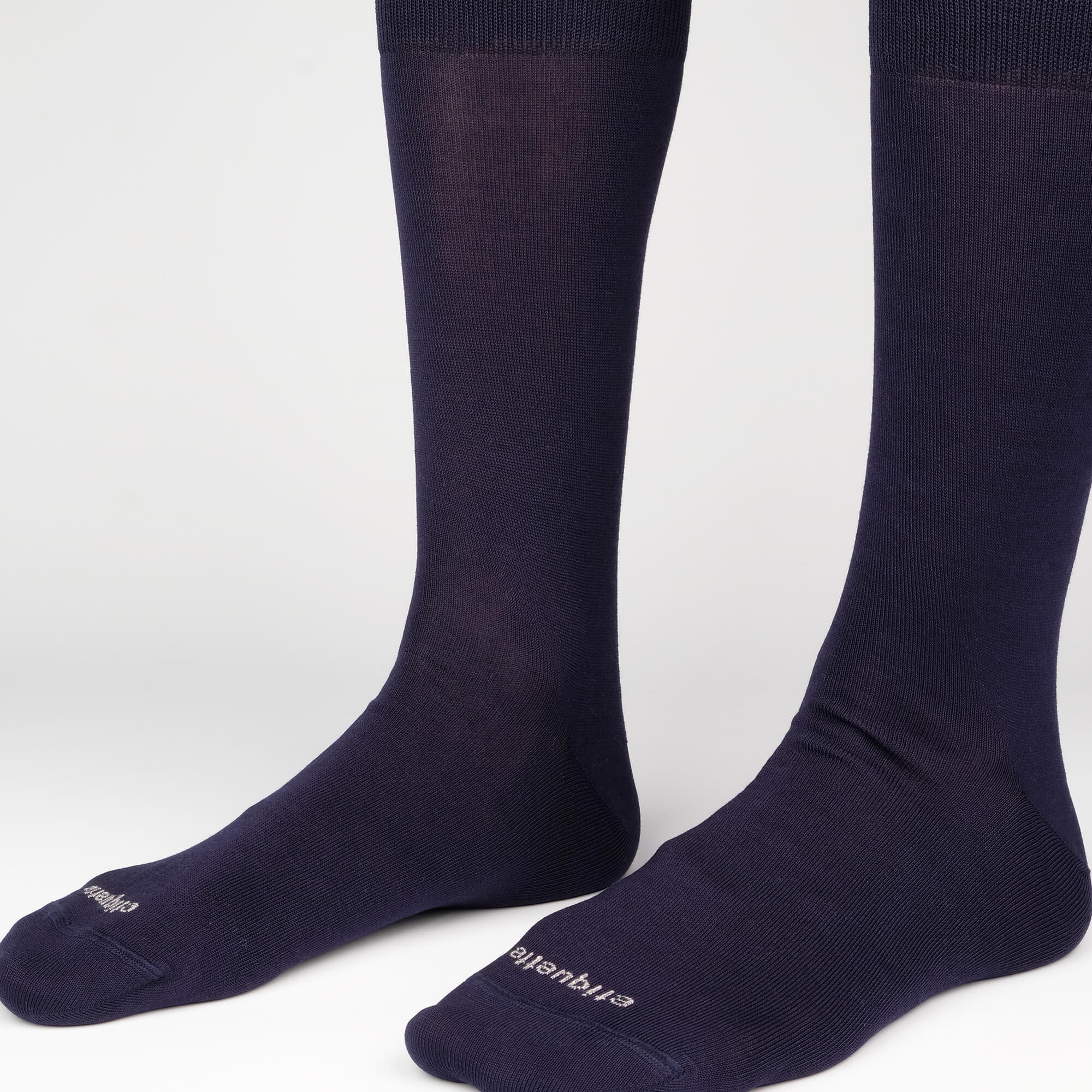 Mens Socks - Men's Crew Dress Socks 3 Pack - Navy⎪Etiquette Clothiers