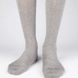 Mens Socks - Men's Crew Dress Socks 3 Pack - Light Grey⎪Etiquette Clothiers