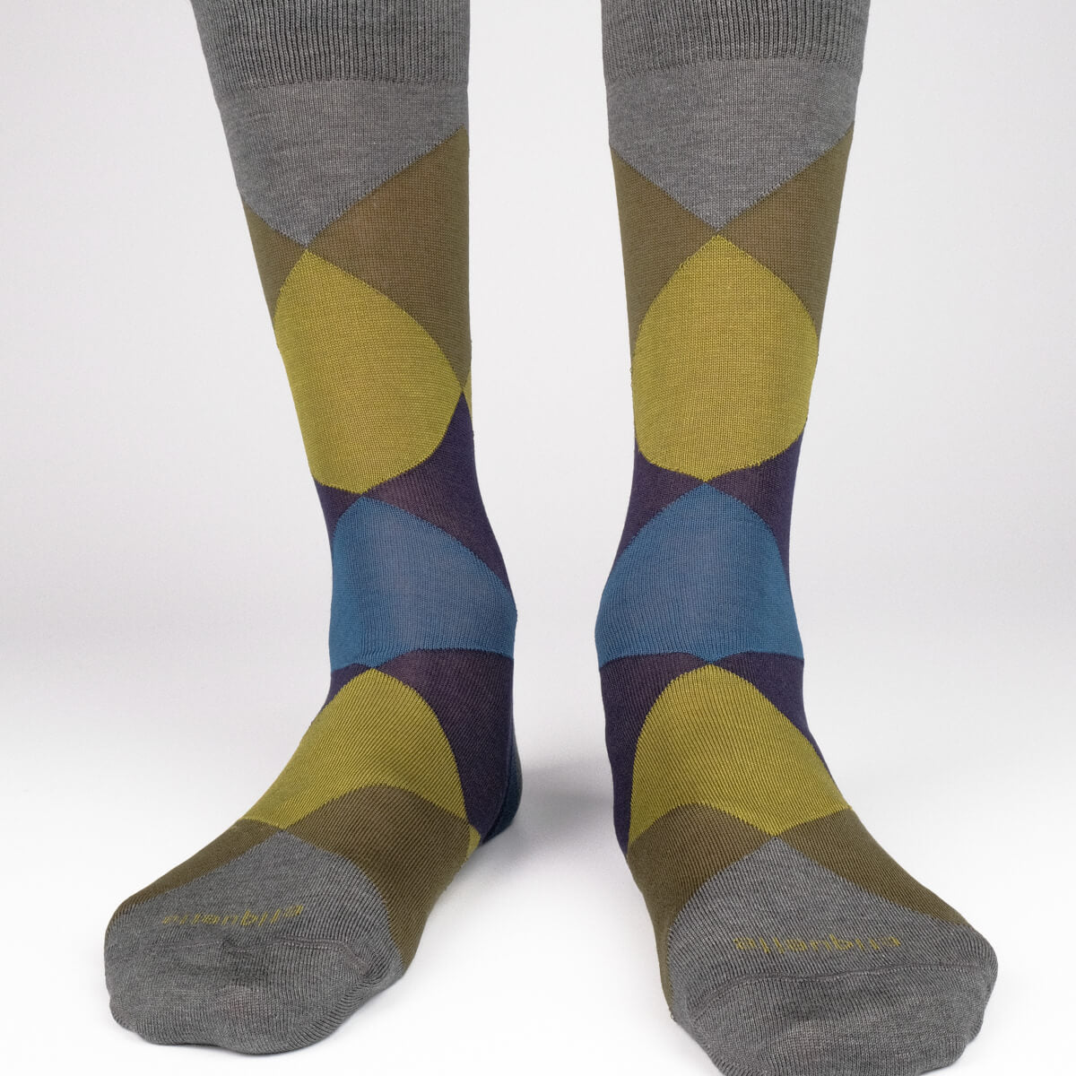 Mens Socks - Harlequin Men's Socks - Dark Grey⎪Etiquette Clothiers