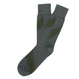 Mens Socks - Vented Stripes Men's Socks - Dark Grey⎪Etiquette Clothiers