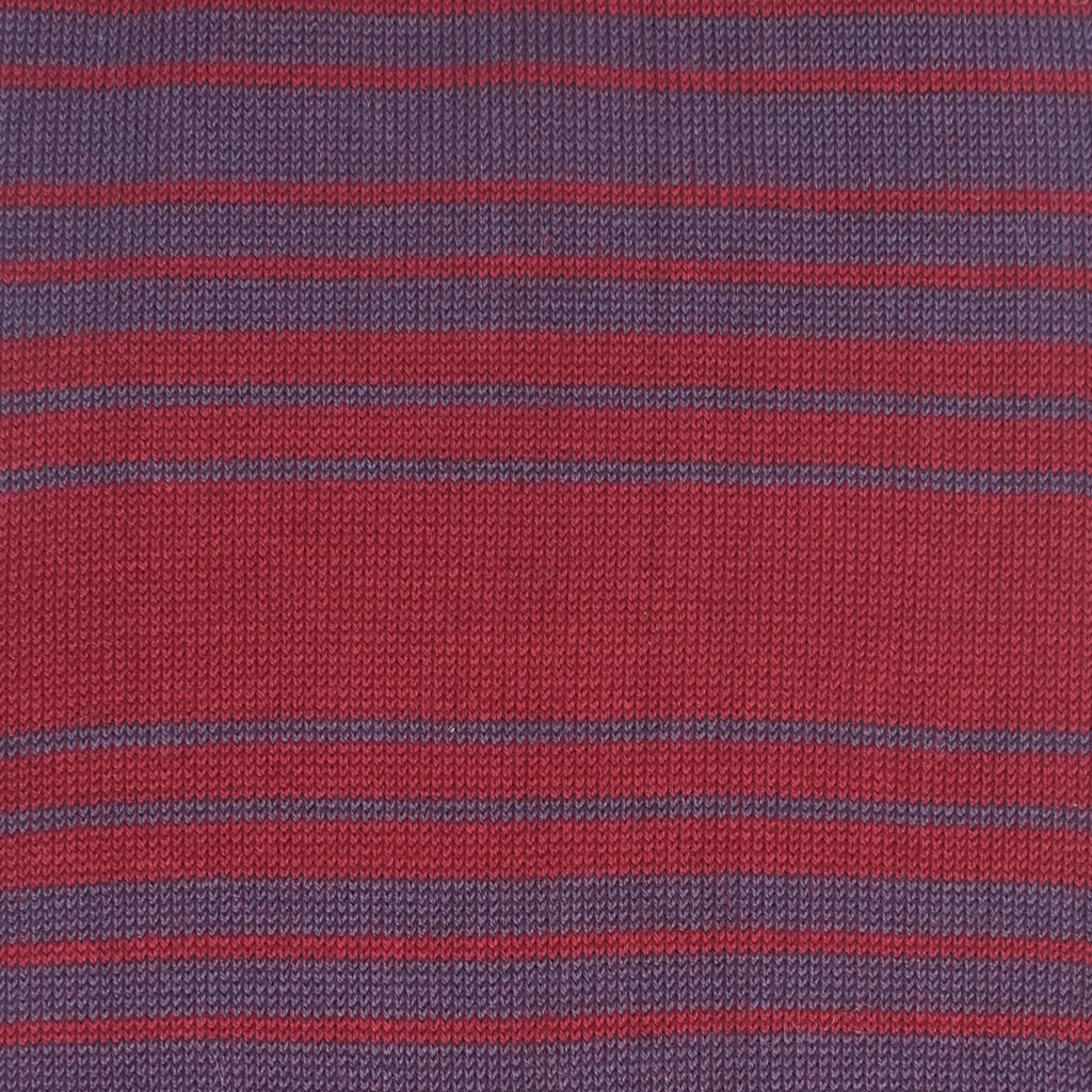 Mens Socks - Tokyo Stripes Men's Socks - Bordeaux⎪Etiquette Clothiers