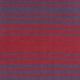 Mens Socks - Tokyo Stripes Men's Socks - Bordeaux⎪Etiquette Clothiers
