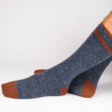 Mens Socks - Smart Nope Men's Socks - Dark Blue⎪Etiquette Clothiers