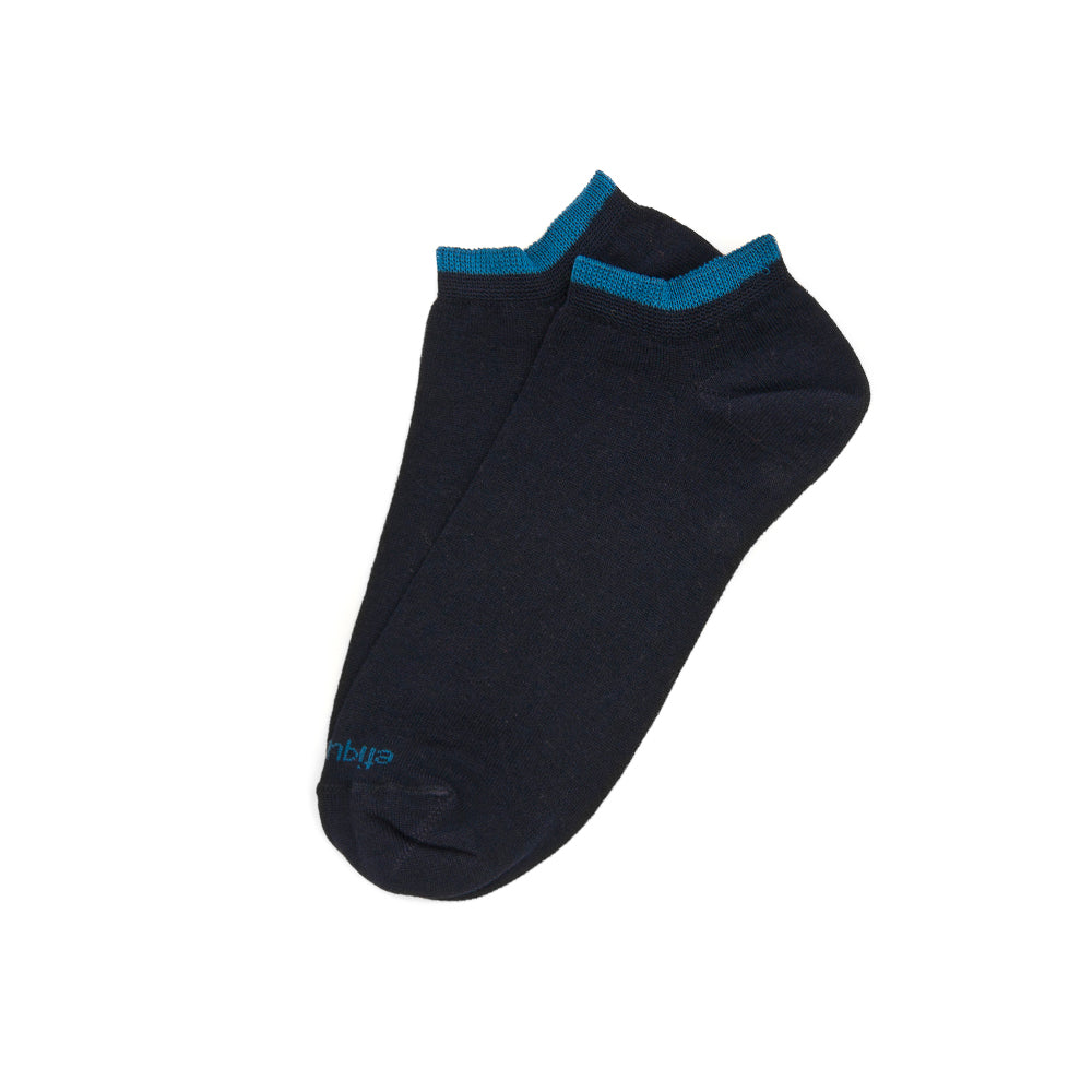 Mens Socks - Basic Luxuries Men's Ankle Socks - Dark Blue⎪Etiquette Clothiers