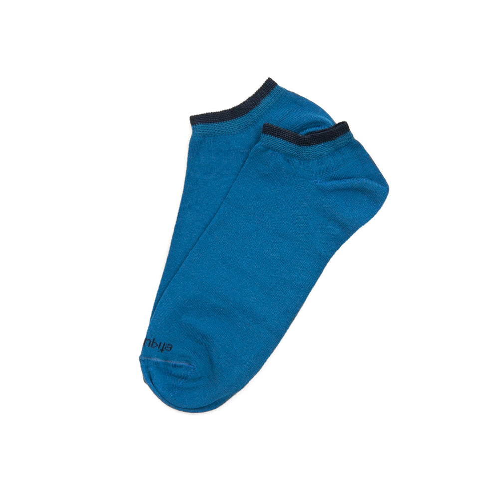 Mens Socks - Basic Luxuries Men's Ankle Socks - Blue⎪Etiquette Clothiers