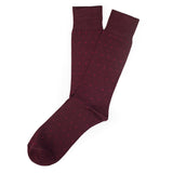 Mens Socks - Ball Point - Bordeaux⎪Etiquette Clothiers