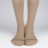 Mens Socks - Get The Boot Men's Socks - Brown⎪Etiquette Clothiers
