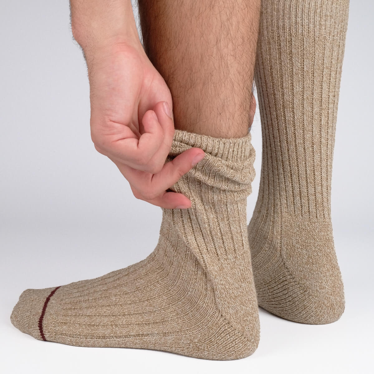 Mens Socks - Get The Boot Men's Socks - Brown⎪Etiquette Clothiers