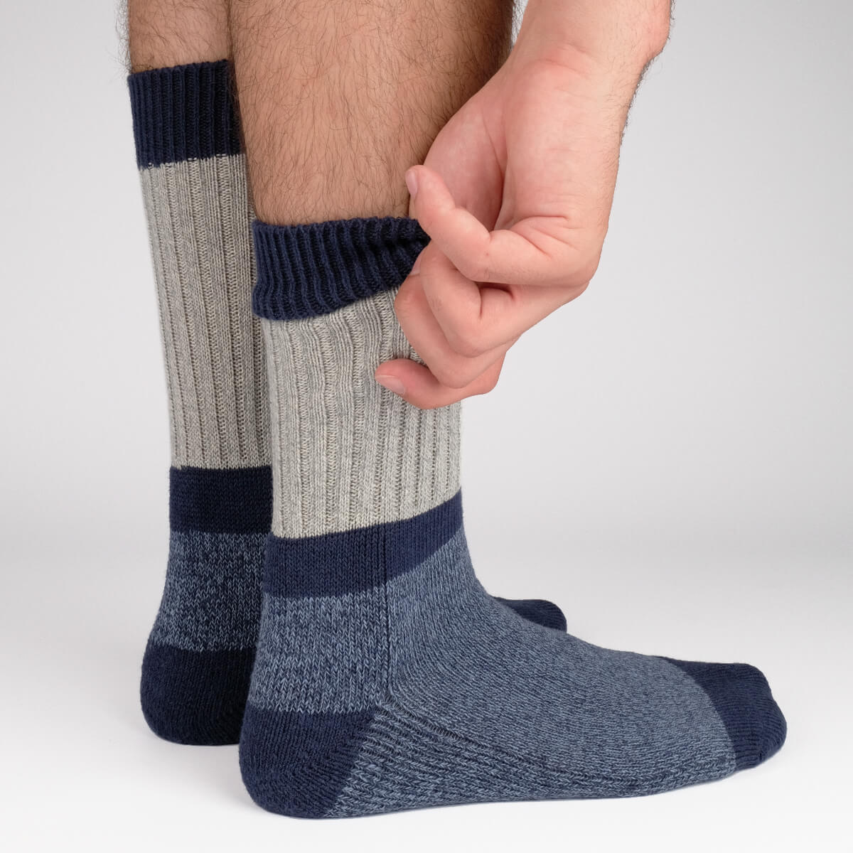 Mens Socks - Get The Boot Duo Men's Socks - Blue⎪Etiquette Clothiers