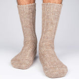 Mens Socks - Niseko Men's Socks - Brown⎪Etiquette Clothiers