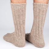 Mens Socks - Niseko Men's Socks - Brown⎪Etiquette Clothiers