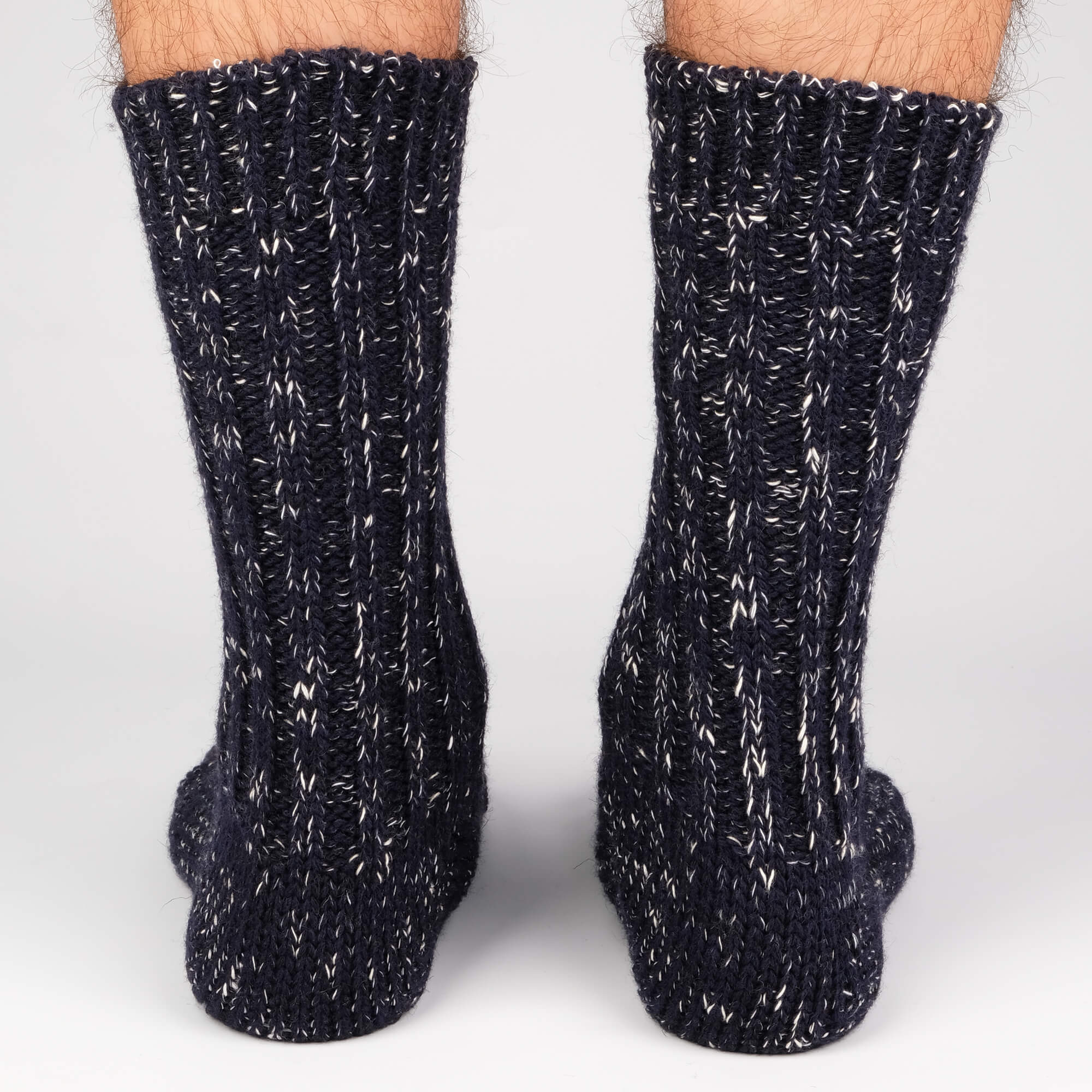 Mens Socks - Niseko Men's Socks - Dark Blue⎪Etiquette Clothiers