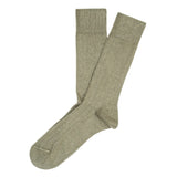 Mens Socks - The Classic Rib Men's Socks - Green⎪Etiquette Clothiers
