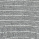 Mens Socks - Men's No Show Socks Needle Stripes - Grey⎪Etiquette Clothiers