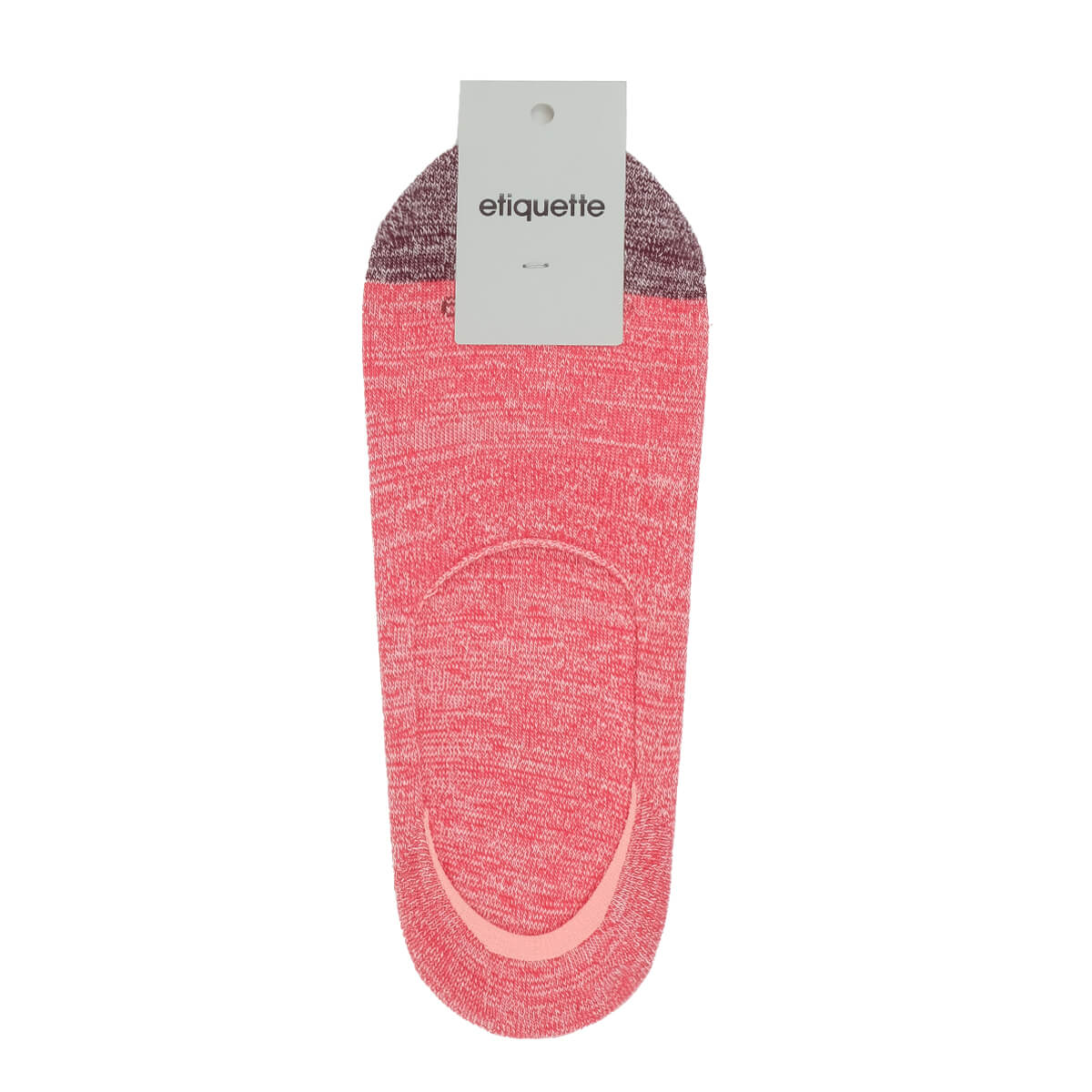 Mens Socks - Men's No Show Socks Roppongi - Red⎪Etiquette Clothiers