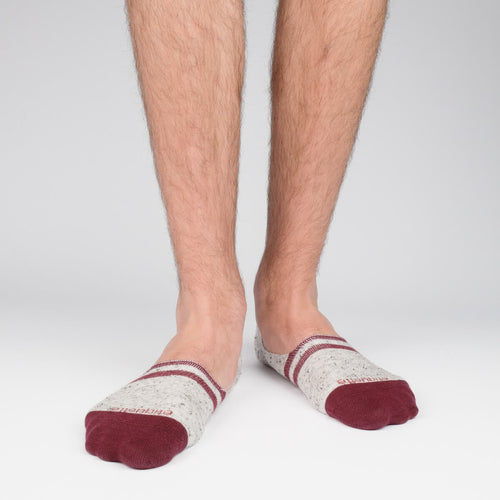 Men's No Show Socks Nope Stripes  - Alt view