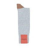 Mens Socks - Ribbed Linen Men's Socks - Grey⎪Etiquette Clothiers