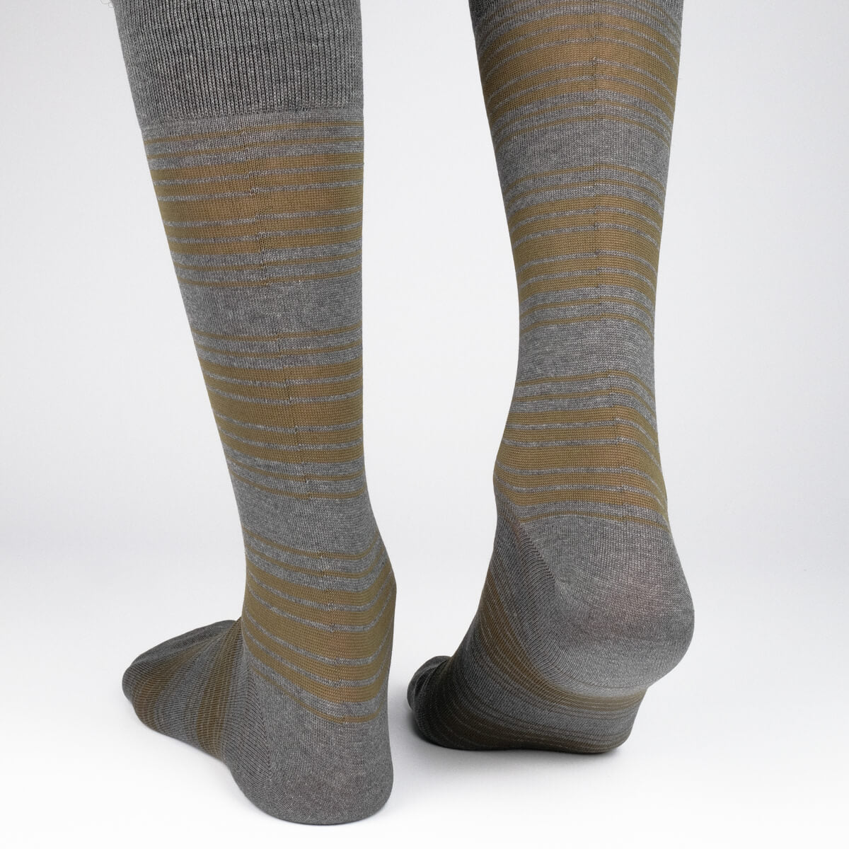 Mens Socks - Tokyo Stripes Men's Socks - Dark Grey⎪Etiquette Clothiers