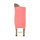 Mens Socks - Tri Pop Men's Socks - Pink⎪Etiquette Clothiers