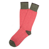 Mens Socks - Tri Pop Men's Socks - Pink⎪Etiquette Clothiers