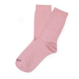 Womens Socks - Basic Luxuries Ribbed Women's Socks - Pink⎪Etiquette Clothiers