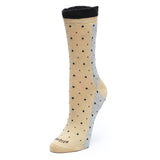 Womens Socks - Multi Dots Women's Socks - Gold Metallic⎪Etiquette Clothiers
