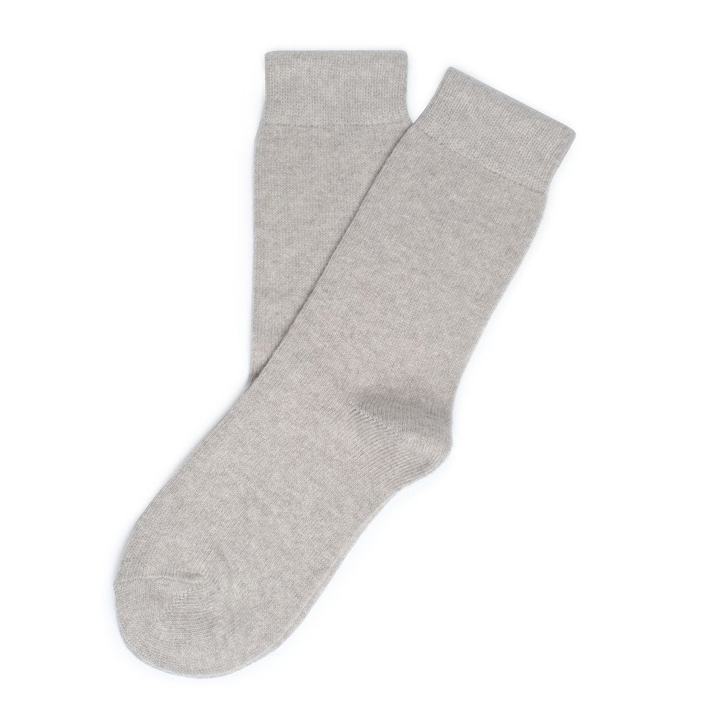 Womens Socks - Cashmere x Merino Women's Socks - Grey⎪Etiquette Clothiers