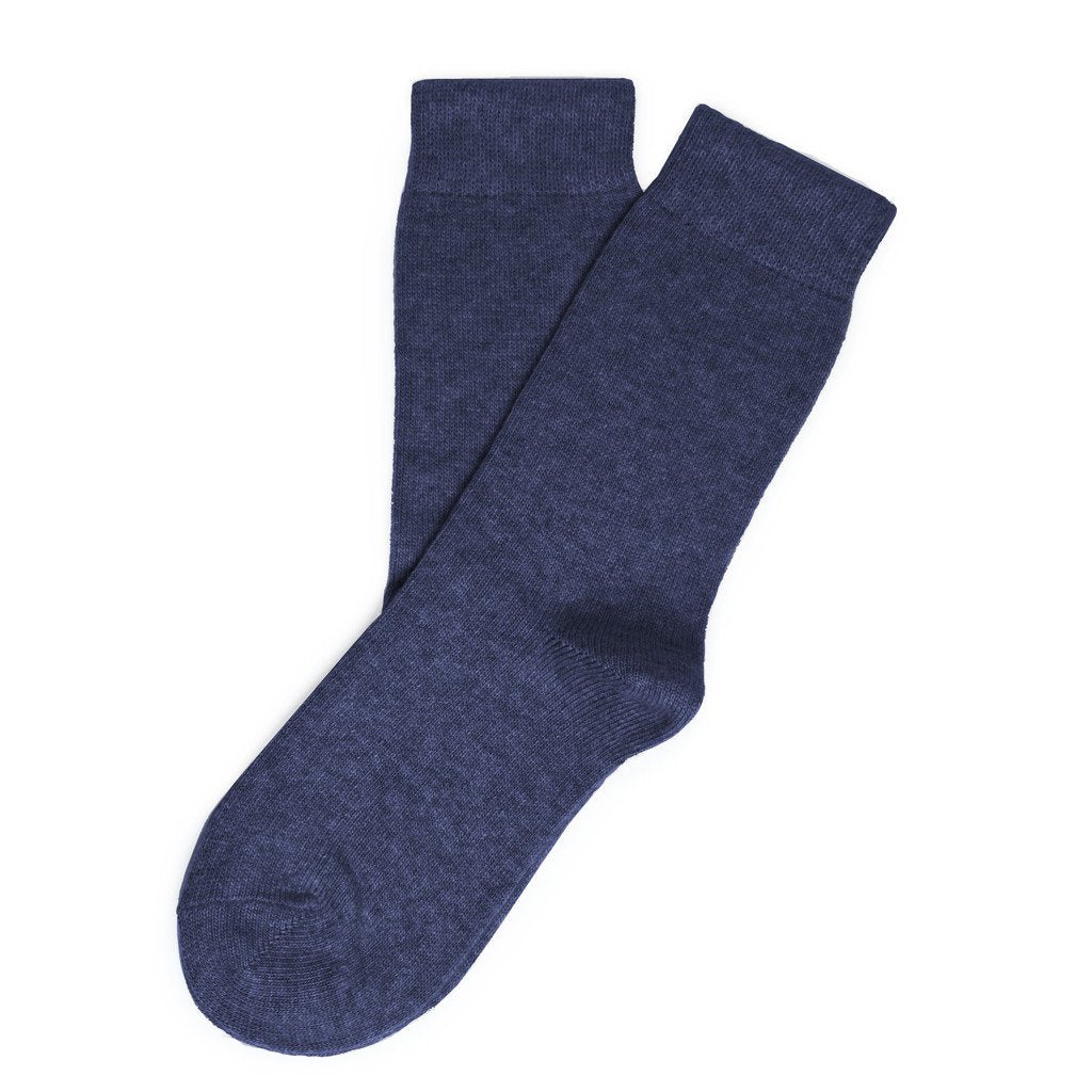 Womens Socks - Cashmere x Merino Women's Socks - Dark Blue⎪Etiquette Clothiers