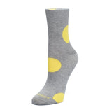 Womens Socks - Big Dots Women's Socks - Grey⎪Etiquette Clothiers
