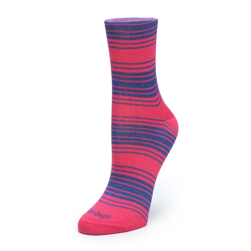 Womens Socks - Tokyo Stripes Women's Socks - Pink⎪Etiquette Clothiers