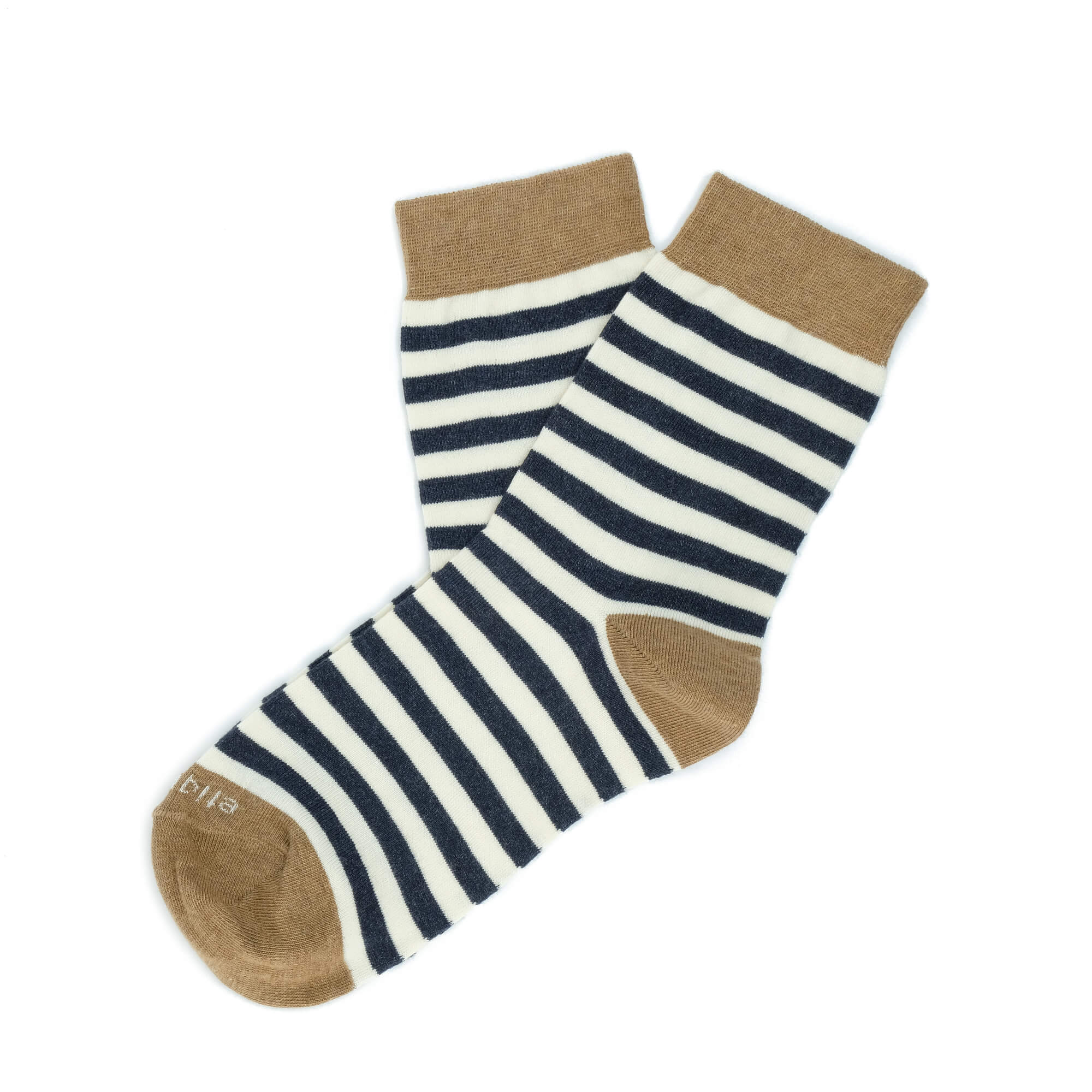 Womens Socks - Abbey Stripes Women's Socks - Navy⎪Etiquette Clothiers