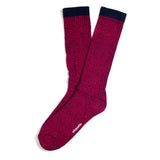 Womens Socks - Women's Boot Socks - Bordeaux⎪Etiquette Clothiers