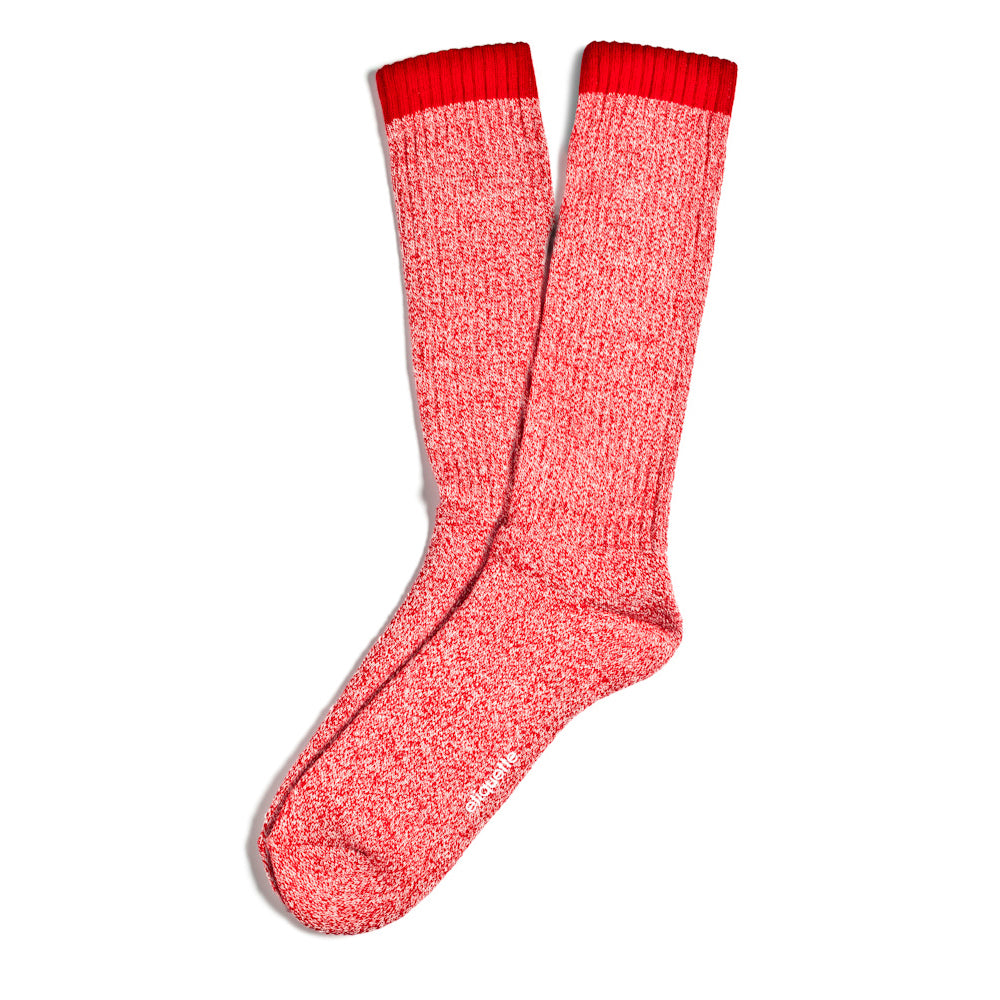 Womens Socks - Women's Boot Socks - Red⎪Etiquette Clothiers