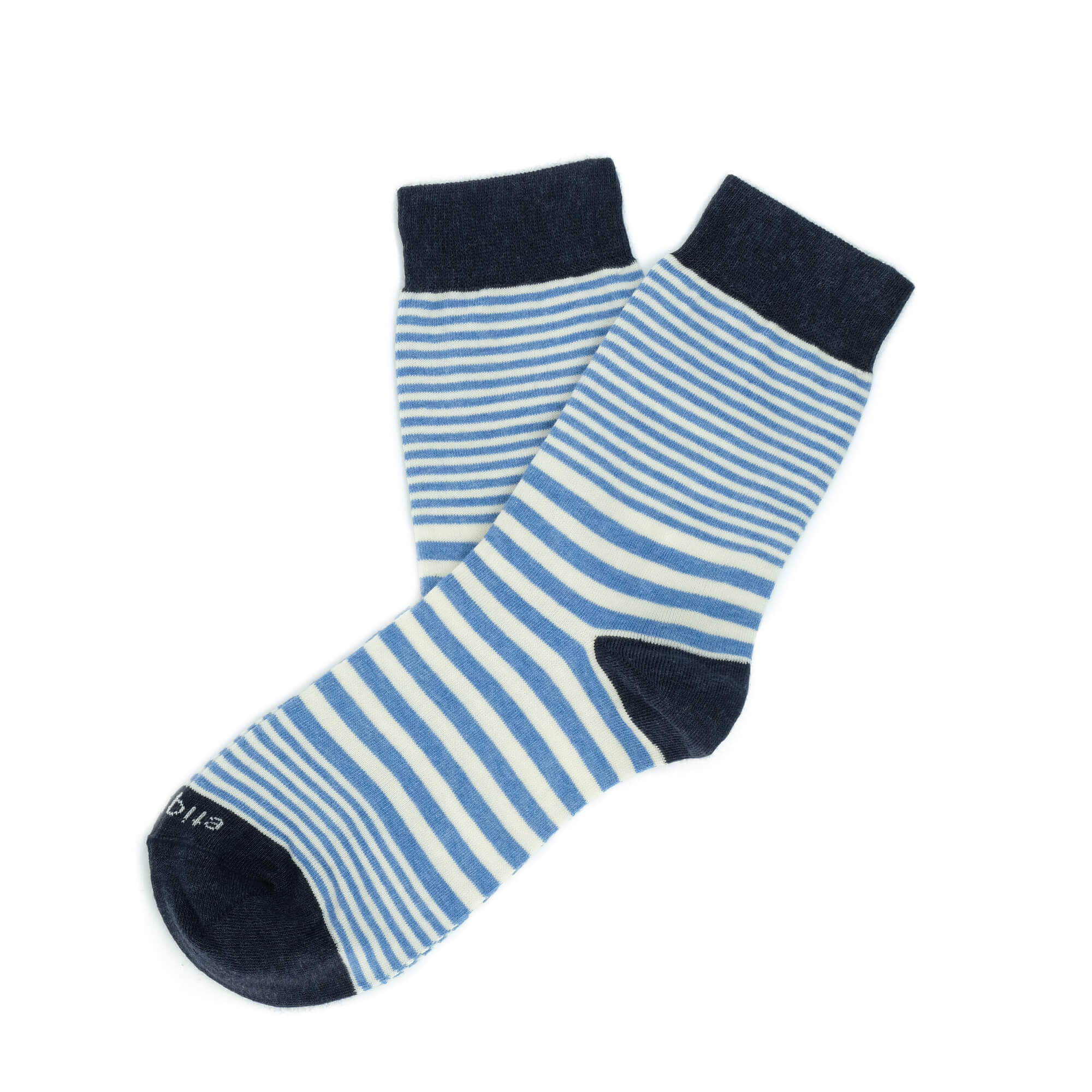 Womens Socks - Sailor Stripes Women's Socks - Blue⎪Etiquette Clothiers