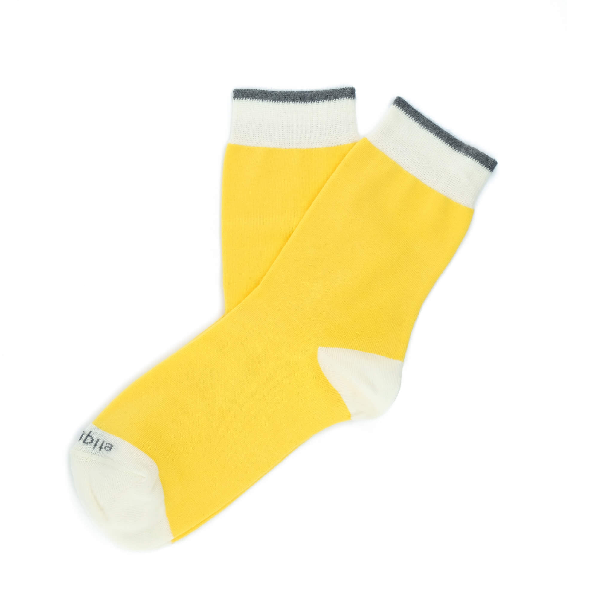 Womens Socks - Tri Pop Women's Socks - Yellow⎪Etiquette Clothiers