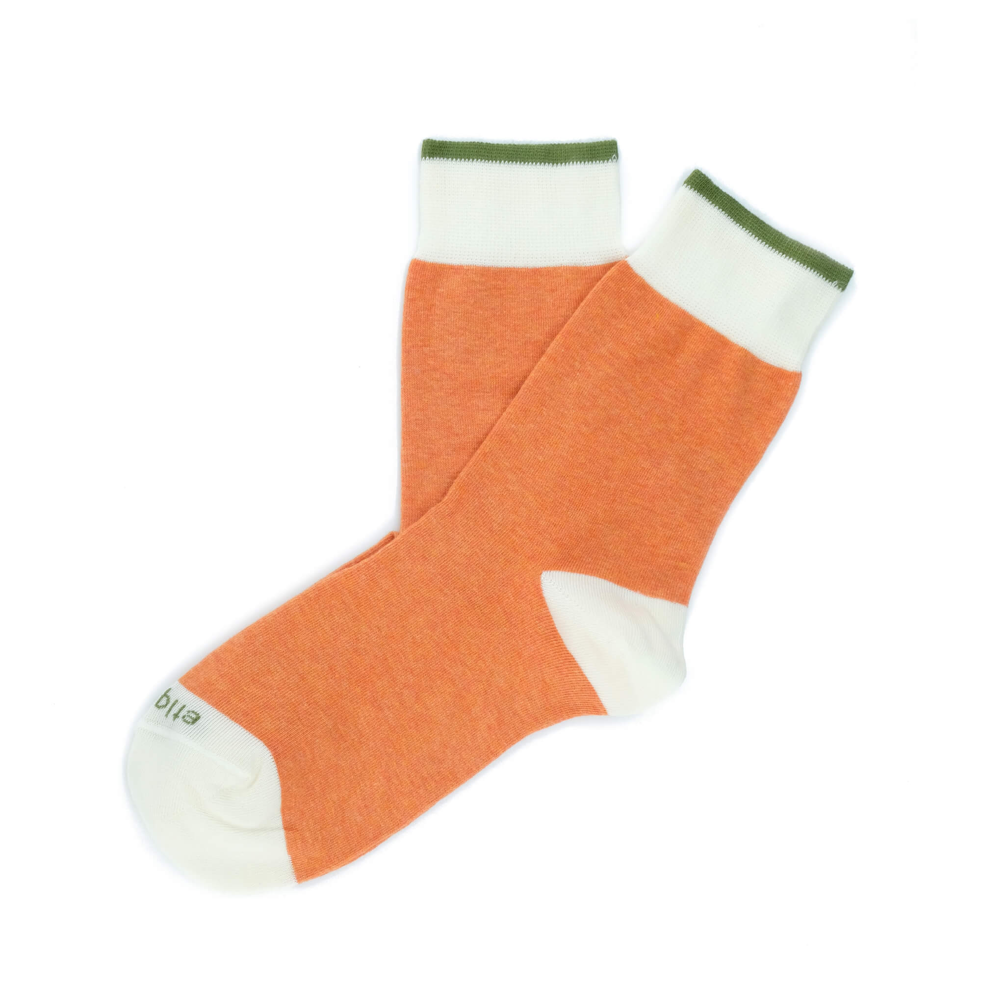 Womens Socks - Tri Pop Women's Socks - Orange⎪Etiquette Clothiers