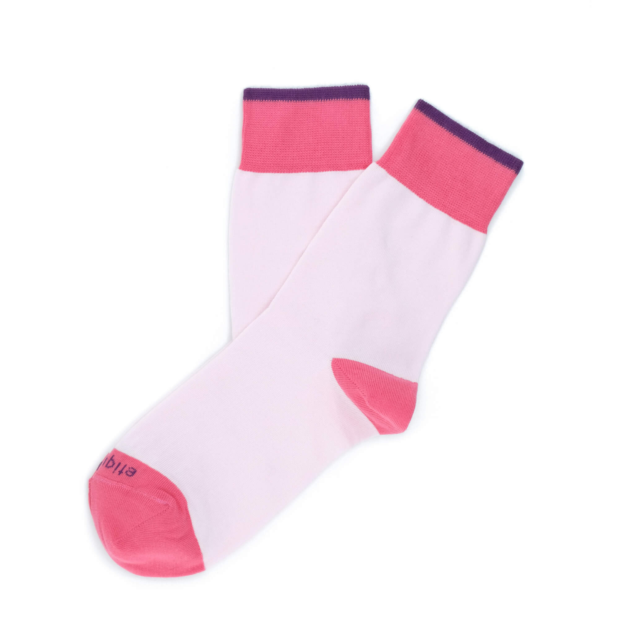 Womens Socks - Tri Pop Women's Socks - Pink⎪Etiquette Clothiers