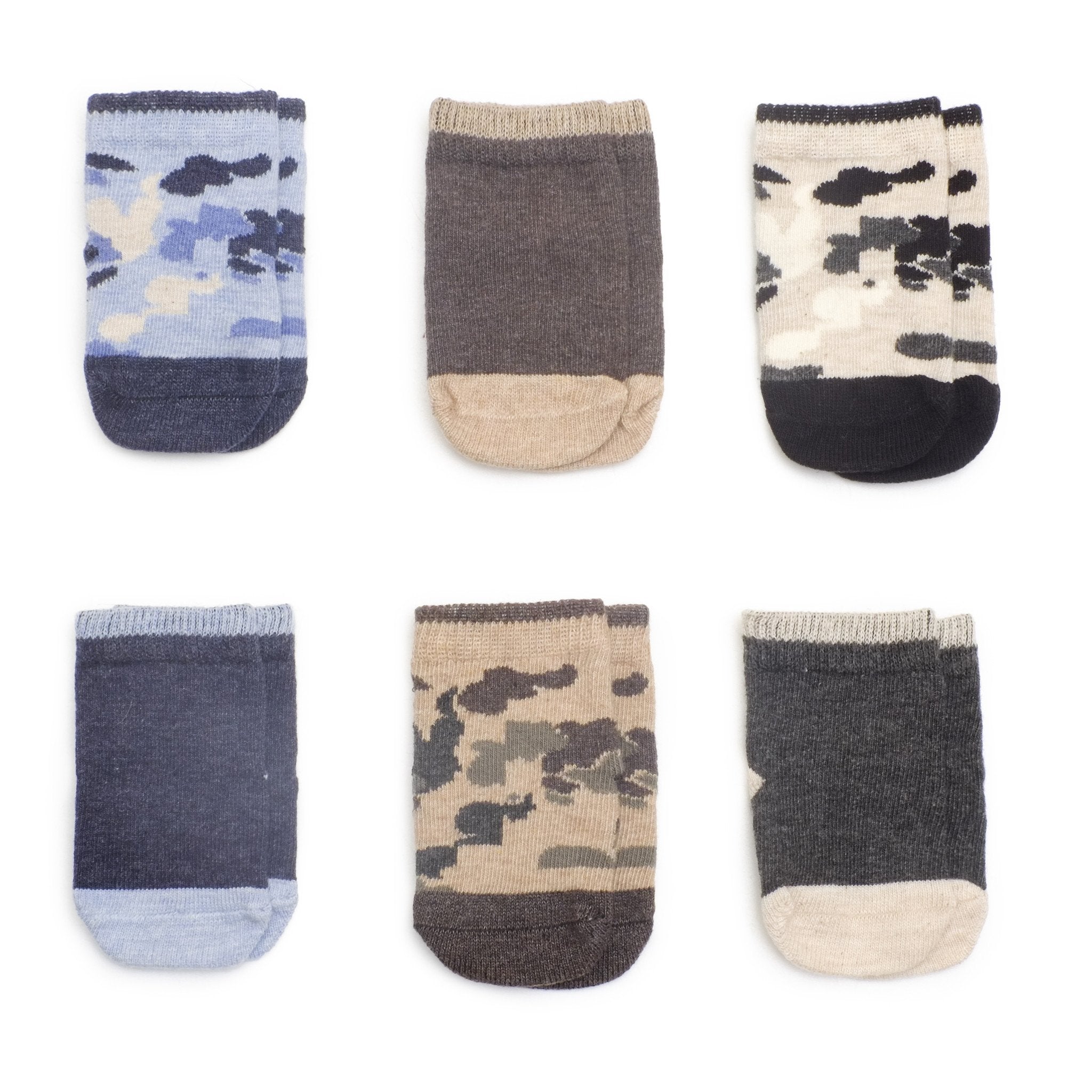 Baby Socks - Camouflage Baby Boys Socks Gift Box - Multi⎪Etiquette Clothiers