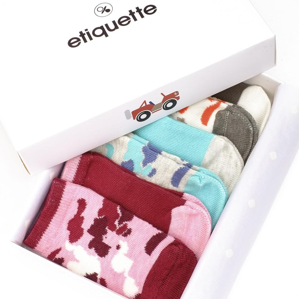 Baby Socks - Camouflage Baby Girls Socks Gift Box - Multi⎪Etiquette Clothiers